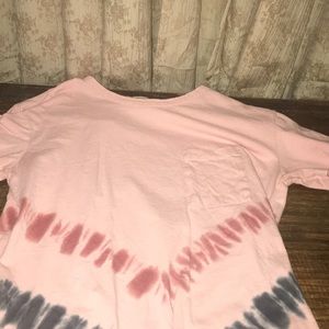 Pink tie dye shirt